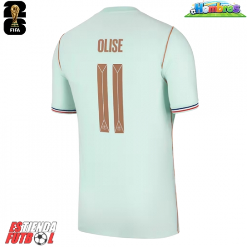 Francia Michael Olise #11 Segunda Equipación Mundial 2026 Manga Corta